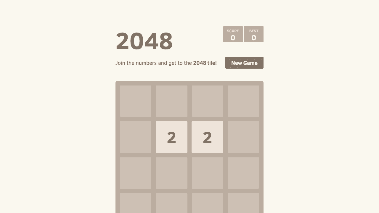 2048 Open Source