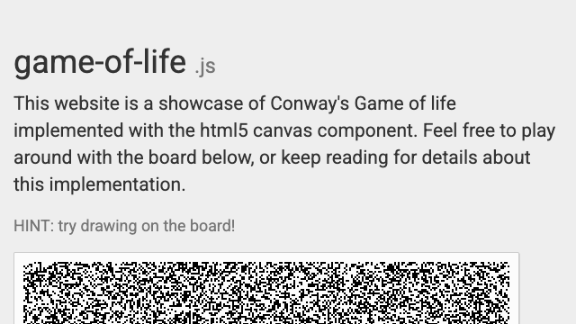 game of life game screenshot