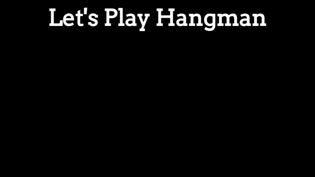 HangmanJS game screenshot