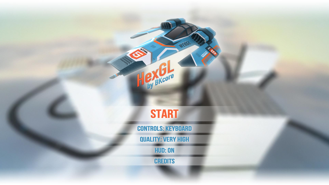 HexGL game screenshot