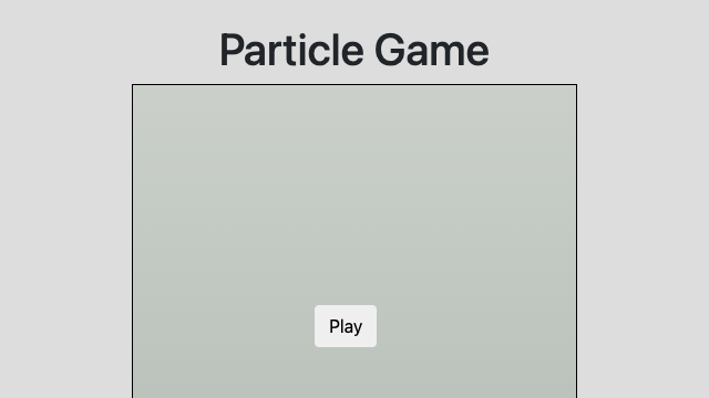 particle canvas