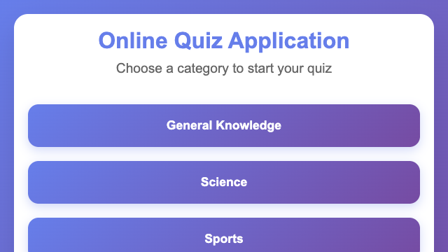 QuizApplication