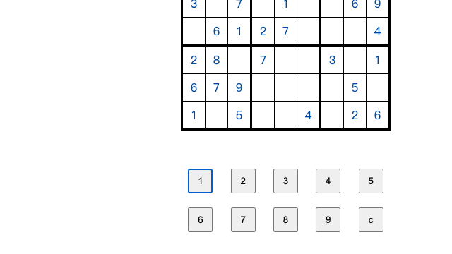 sudoku game game screenshot