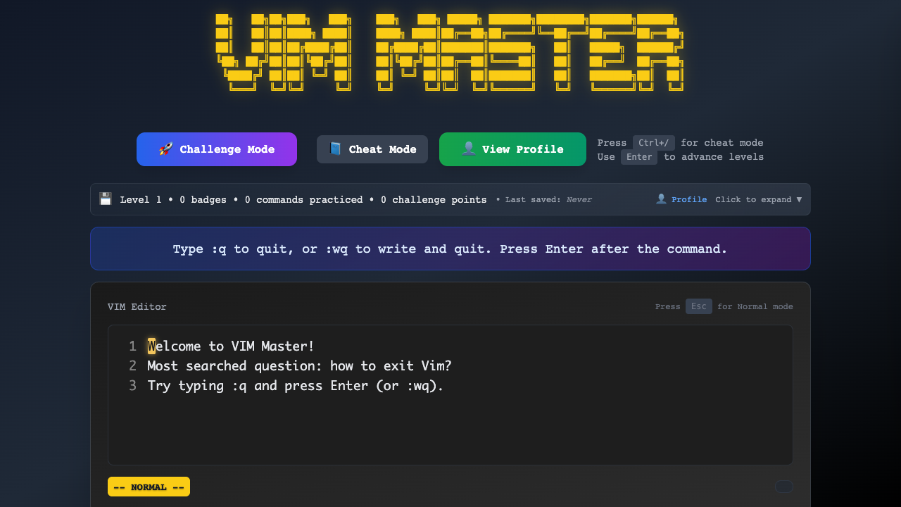 Vimmaster
